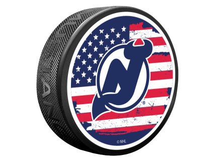 Puk New Jersey Devils NHL Patriot