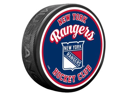 Puk New York Rangers NHL Retro Script