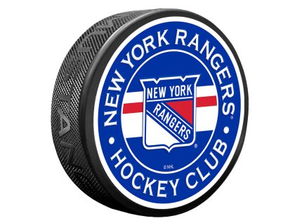 Puk New York Rangers NHL Stripe Design