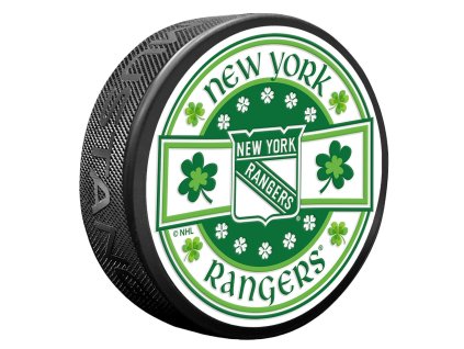 Puk New York Rangers NHL Lucky St. Patrick's Day Puck
