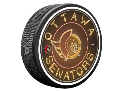 Puk Ottawa Senators NHL Neon