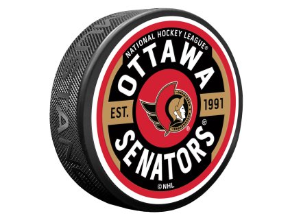 Puk Ottawa Senators NHL Gear Textured Puck