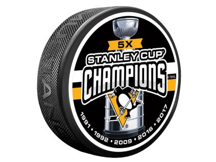 Puk Pittsburgh Penguins NHL 5 TIME CHAMPS