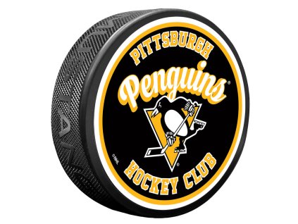 Puk Pittsburgh Penguins NHL Retro Script