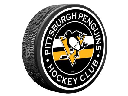 Puk Pittsburgh Penguins NHL Stripe Design