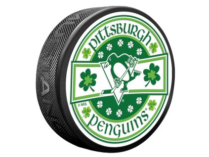 Puk Pittsburgh Penguins NHL Lucky St. Patrick's Day Puck