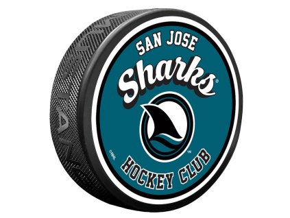 Puk San Jose Sharks NHL Retro Script