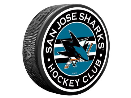 Puk San Jose Sharks NHL Stripe Design