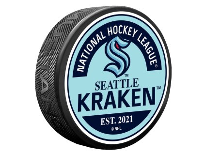 Puk Seattle Kraken NHL Textured Block Puck
