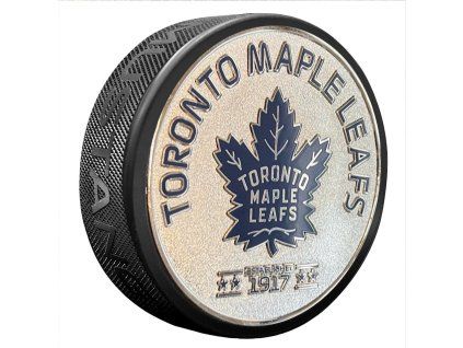 131333 puk toronto maple leafs established silver medallion