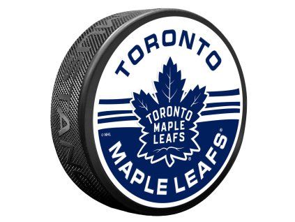131363 puk toronto maple leafs half half