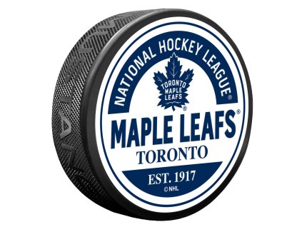 Puk Toronto Maple Leafs NHL Block Textured Puck