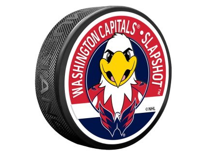 Puk Washington Capitals NHL Slapshot Mascot Textured Puck