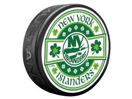 Puk New York Islanders NHL Lucky St. Patrick's Day Puck