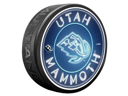 Puk Utah Mammoth NHL Neon