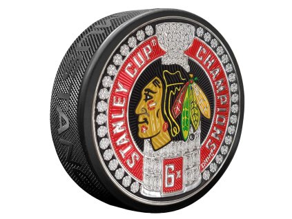 Puk Chicago Blackhawks NHL Stanley Cup Dynasty Puck Design Trimflexx