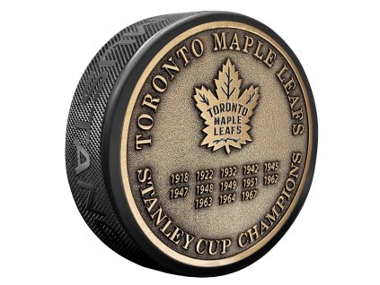 Puk Toronto Maple Leafs NHL Stanley Cup Years Gold Medallion