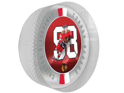 Puk Chicago Blackhawks NHL Crystal Breakout - Connor Bedard