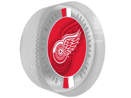 Puk Detroit Red Wings NHL Crystal Ribbon