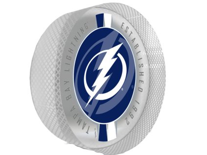 Puk Tampa Bay Lightning NHL Crystal Ribbon