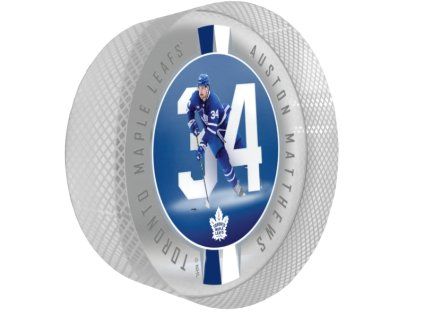132233 puk toronto maple leafs crystal breakout auston matthews