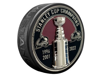 Puk Colorado Avalanche NHL Ultra 3D Stanley Cup Medallion