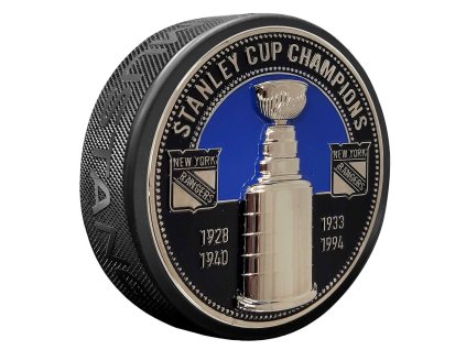 Puk New York Rangers NHL Ultra 3D Stanley Cup Medallion