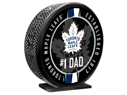 Puk Toronto Maple Leafs NHL 8" MEGA Puck #1 Dad Ribbon