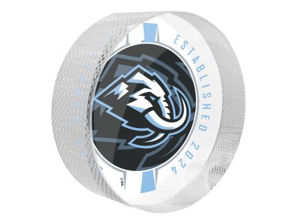 Puk Utah Mammoth NHL Crystal Puck - Ribbon