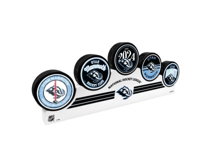 Puk Utah Mammoth NHL 5 Puck Podium