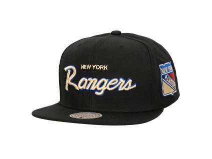 Pánska šiltovka New York Rangers NHL Cream Script Snapback
