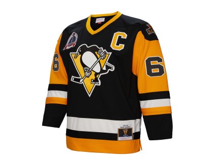 Pánsky dres Mario Lemieux Pittsburgh Penguins 1991 NHL Dark Jersey