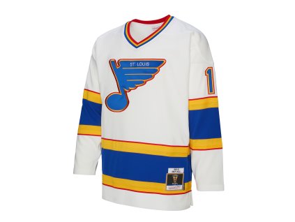 Pánsky dres Brett Hull St. Louis Blues 1990 NHL White Jersey