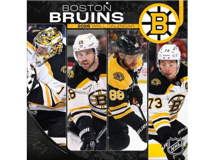 Kalendár Boston Bruins NHL 2026 Wall Calendar