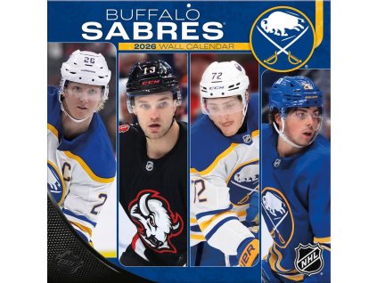 Kalendár Buffalo Sabres NHL 2026 Wall Calendar
