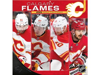 Kalendár Calgary Flames NHL 2026 Wall Calendar