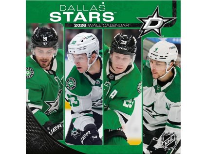 Kalendár Dallas Stars NHL 2026 Wall Calendar