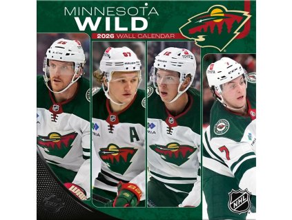Kalendár Minnesota Wild NHL 2026 Wall Calendar