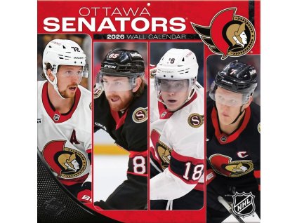 Kalendár Ottawa Senators NHL 2026 Wall Calendar