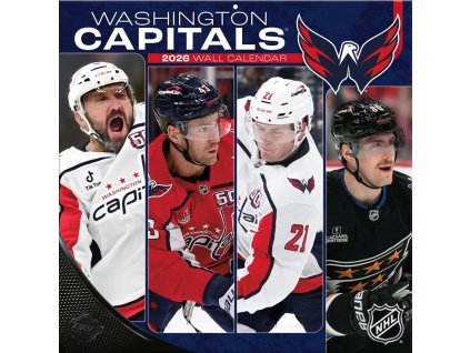 Kalendár Washington Capitals NHL 2026 Wall Calendar