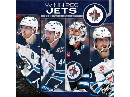 Kalendár Winnipeg Jets NHL 2026 Wall Calendar