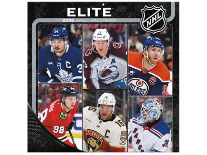 Kalendář NHL Elite 2026 Wall Calendar