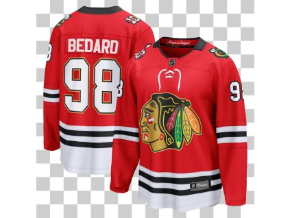 Pánsky dres Connor Bedard #98 Chicago Blackhawks NHL Centennial Home Breakaway Jersey