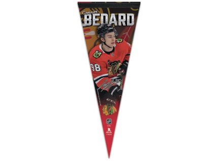 Vlajka Connor Bedard Chicago Blackhawks NHL Premium Pennant