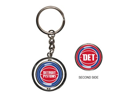 Prívesok na kľúče Detroit Pistons NBA Spinner Key Ring