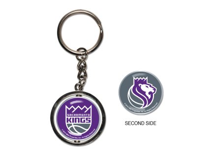 Prívesok na kľúče Sacramento Kings NBA Spinner Key Ring