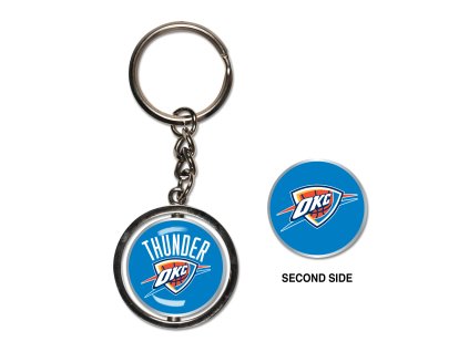 Přívěšek na klíče Oklahoma City Thunder NBA Spinner Key Ring