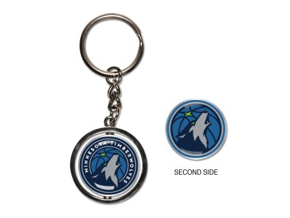 Přívěšek na klíče Minnesota Timberwolves NBA Spinner Key Ring