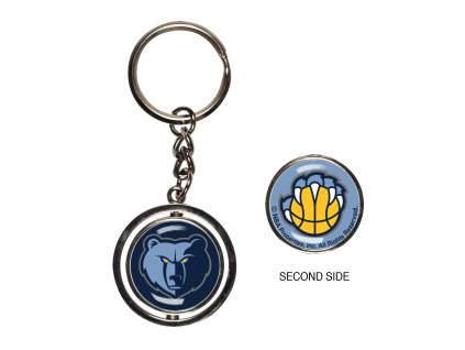 Přívěšek na klíče Memphis Grizzlies NBA Spinner Key Ring
