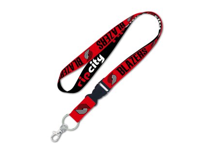 Klíčenka Portland Trail Blazers NBA Lanyard buckle 1"